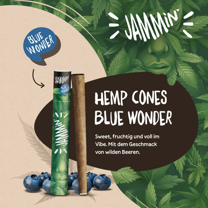 Jammin’ Hemp Cones Blue Wonder