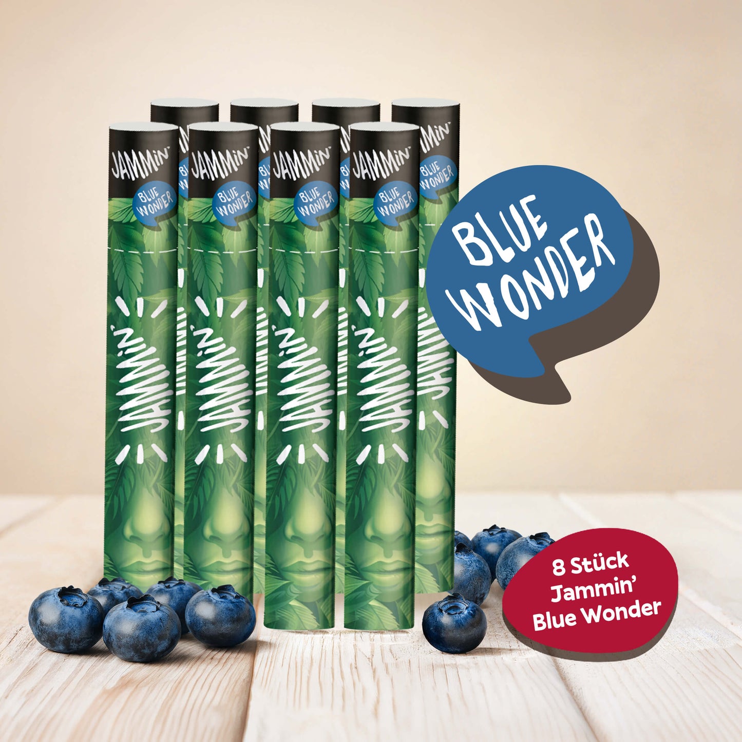 Jammin’ Hemp Cones Vorrats Set + Gratis Grinder